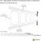Ekena Millwork 94 1/2"L (Adjustable 40"H to 44"H) Ashford Scalloped Panel Traditional Wainscot Paneling Kit WPKUSC031P040 - alternate 4